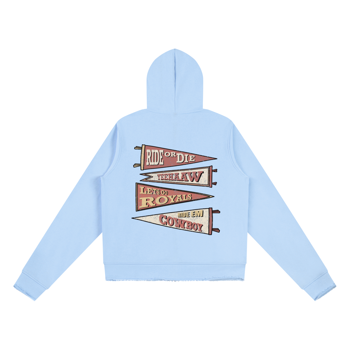 Women’s Raw Edge Rodeo Royale Full Zip Hoodie ODMPOD