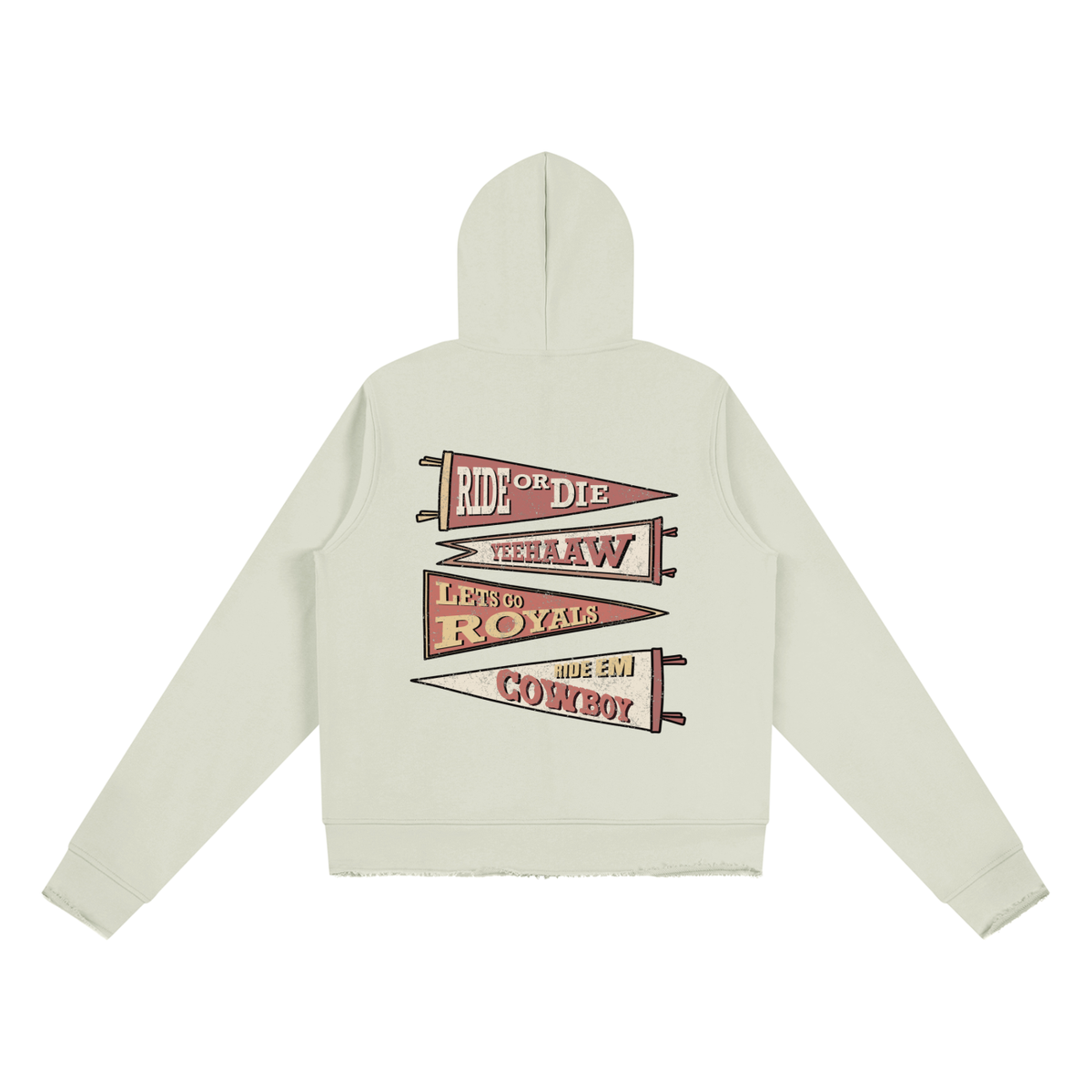 Women’s Raw Edge Rodeo Royale Full Zip Hoodie ODMPOD
