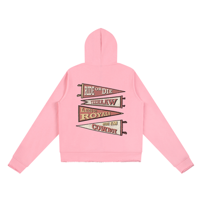 Women’s Raw Edge Rodeo Royale Full Zip Hoodie ODMPOD